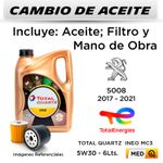 CAMBIO-DE-ACEITE-TOTAL-INEO-MC3-5W30-5L---FILTRO-W712-8-HANZO-|-PEUGEOT-5008-2.0--2017-2021