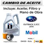 CAMBIO-DE-ACEITE-SUBARU-OUTBACK-2.5-2015---|-0W20-MOBIL---FILTRO-W610-6-HANZO