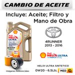 CAMBIO-DE-ACEITE-0W20-4L-SHELL---FILTRO-HU7009z-MANN-FILTER-|-TOYOTA-4RUNNER-4.0--2013-2016