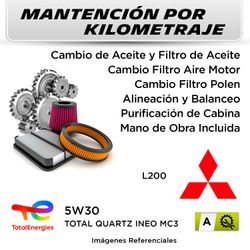 MANTENCIÓN POR KILOMETRAJE  MITSUBISHI  | SERVICIO TODO INCLUIDO - A KA01