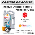 CAMBIO-DE-ACEITE--SUZUKI--ALTO-1.0-CC--2015---|-SHELL-HELIX-HX8-PRO-AG-5W30---FILTRO-W67-81-HANZO