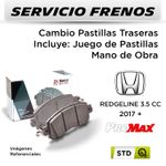 FRENOS---CAMBIO-PASTILLAS-HONDA-REDGELINE-3.5-CC-2017---|-TRASERAS----PAST.-PROMAX-