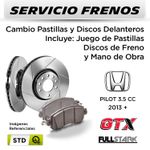 FRENOS---CAMBIO-PASTILLAS-Y-DISCOS--HONDA-PILOT-3.5-CC-2013---|-DELANTEROS----PAST.-FULLSTARK---DISC.-GTX