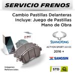 FRENOS---CAMBIO-PASTILLAS-SSANGYONG-ACTYON-SPORT-2.0-CC-2016---|-DELANTERAS----PAST.-SANGSIN-