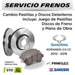 FRENOS---CAMBIO-PASTILLAS-Y-DISCOS--SSANGYONG-KORANDO-2.0-CC-2012---2016-|-DELANTEROS----PAST.-PENFLEX---DISC.-SANGSIN