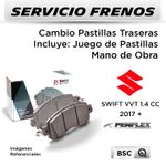 FRENOS---CAMBIO-PASTILLAS-SUZUKI-SWIFT-VVT-1.4-CC-2017---|-TRASERAS----PAST.-PENFLEX-