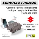 FRENOS---CAMBIO-PASTILLAS-SUZUKI-GRAN-NOMADE-GLX-2.4-CC-2008---2015-|-DELANTERAS----PAST.-PENFLEX-