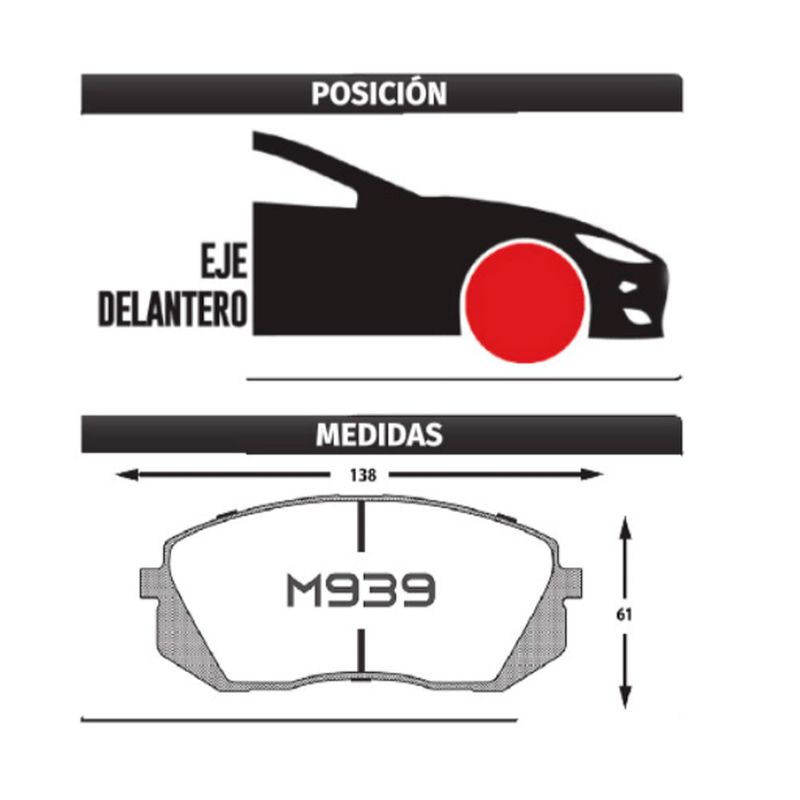 PASTILLA-DE-FRENO-KIA-SORENTO-AWD-2006-2009---HYUNDAI-SANTA-FE-2006-2010-DELANTERA-|-MATSUMOTO-M939-