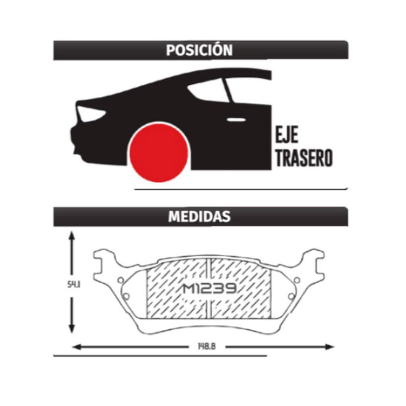 PASTILLA-DE-FRENO-FORD-F150-2012-ON-TRASERA-|-MATSUMOTO-M1239