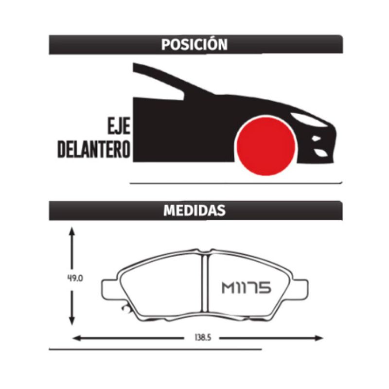 PASTILLA-DE-FRENO-NISSAN-MARCH-1.6-2012-2017---VERSA-1.6-2013-ON-DELANTERA-|-MATSUMOTO-M1175