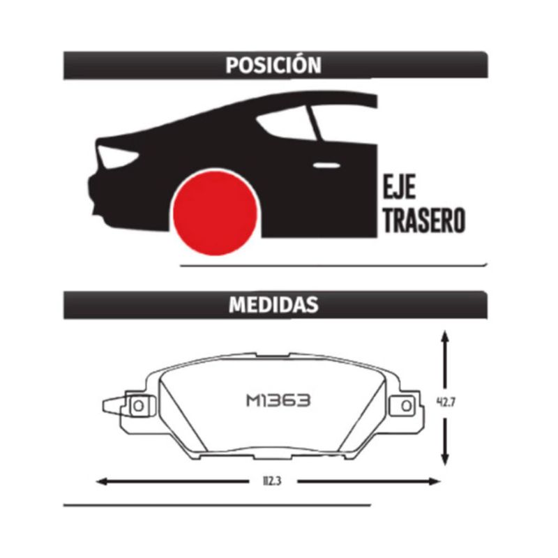 PASTILLA-DE-FRENO-MAZDA-CX-5-2016-ON-TRASERA-|-MATSUMOTO-M1363-