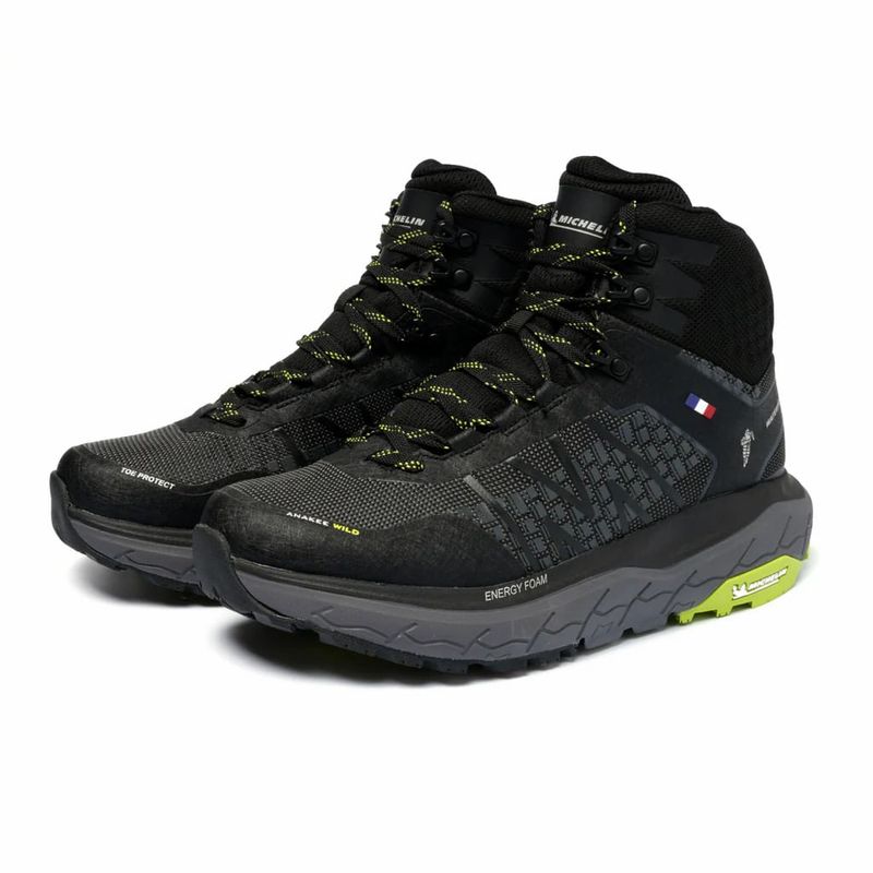 BOTIN-MICHELIN-OUTDOOR-HOMBRE-NEGRO---VERDE-T-42-AW03