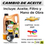 CAMBIO-DE-ACEITE-CHEVROLET-CAPTIVA--1.5-2021--|-TOTAL-QUARTZ--INEO-MC3-5W30-5.6-LTS---WURTEX-W712-81