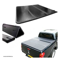 TAPA PLEGABLE RIGIDA  MITSUBISHI L200 2016 - ON | CUBRE PICK UP - HTTC-TRI15-22  | SKU- OFACC4X400658