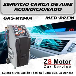 CARGA DE AIRE ACONDICIONADO R134A. MED - PREM | DESDE