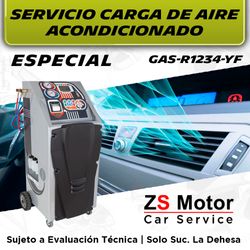 CARGA DE AIRE ACONDICIONADO R1234-YF ESPECIAL  | DESDE