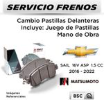 FRENOS---CAMBIO-PASTILLAS-CHEVROLET-SAIL-16V-ASP-1.5-CC-2016---2022-|-DELANTERAS---PAST.-MATSUMOTO-