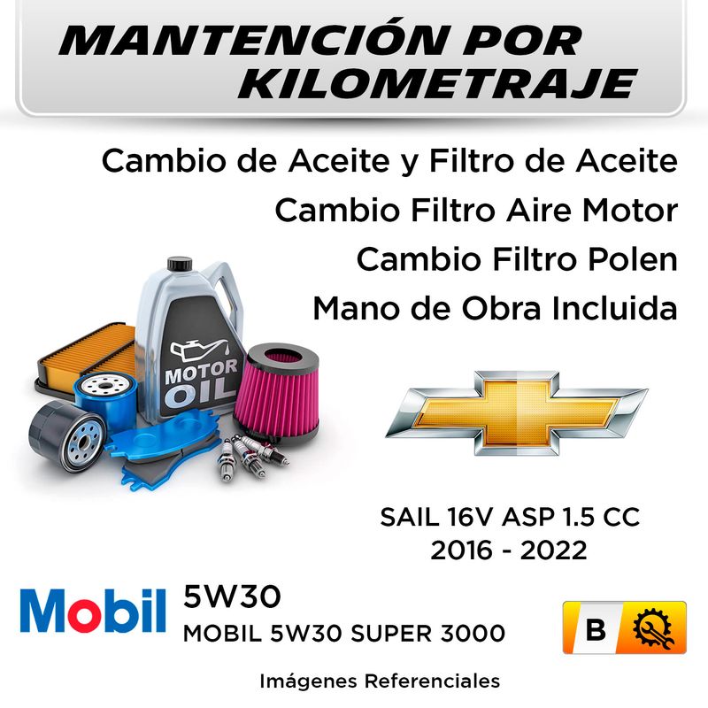 MANTENCION-POR-KILOMETRAJE-CHEVROLET-SAIL-16V-ASP-1.5-CC-2016---2022-|-SERVICIO-TODO-INCLUIDO---B001