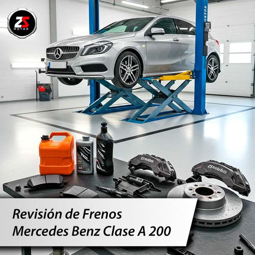 Revisión de Frenos Mercedes Benz Clase A 200  | Gratis