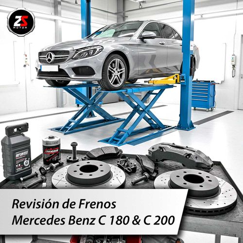 Revisión de Frenos Mercedes Benz C 180 & C 200  | Gratis