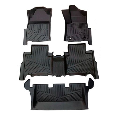 PISOS CALCE PERFECTO TOYOTA FORTUNER SW4 2016+ | DELANT - TRAS Y 3RA CORRIDA| AWKA