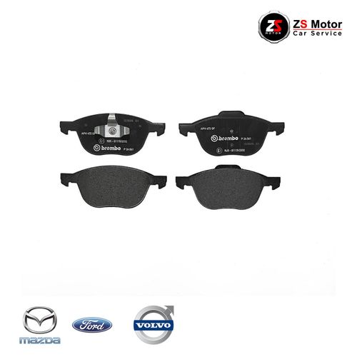 PASTILLA DE FRENO  DELANTERA  BREMBO  MAZDA 3 2004 FORD FOCUS 2006 VOLVO S-40  | PF-R-223-BMO | P0767