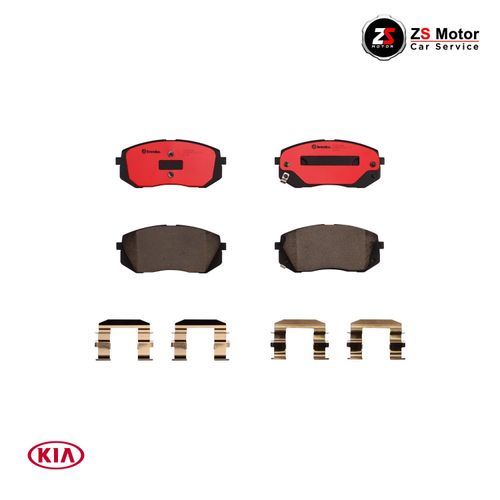 PASTILLA DE FRENO  DELANTERA  BREMBO  KIA GRAND CARNIVAL 2007  | PF-C-D-1295-BMO | P0939